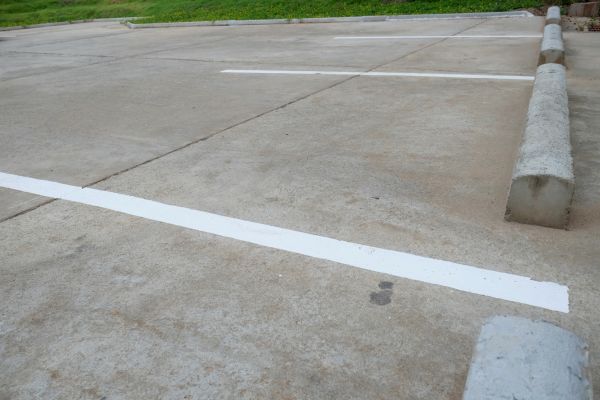 Concrete Parking Lot Striping
