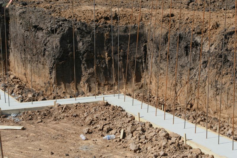 Cement Footing Installation